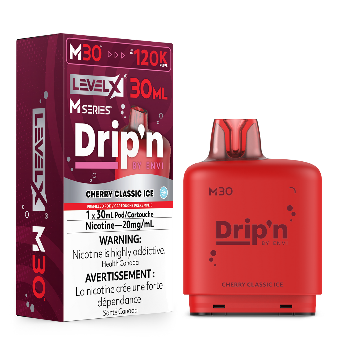 Level X M Series Drip'n - Cherry Classic Ice - Vapor Shoppe