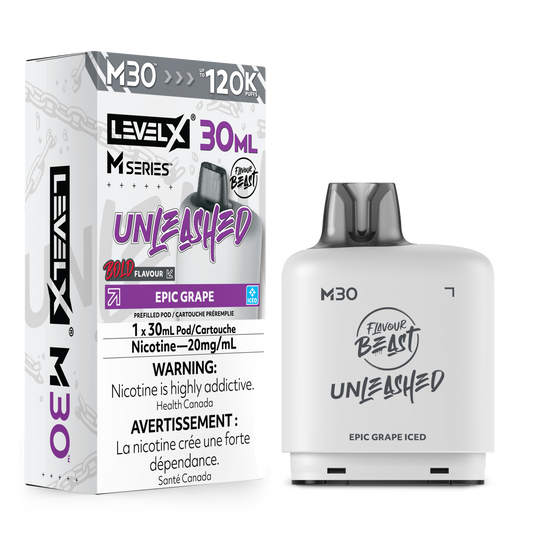 Level X M Series - Epic Grape Iced Unleashed - Vapor Shoppe