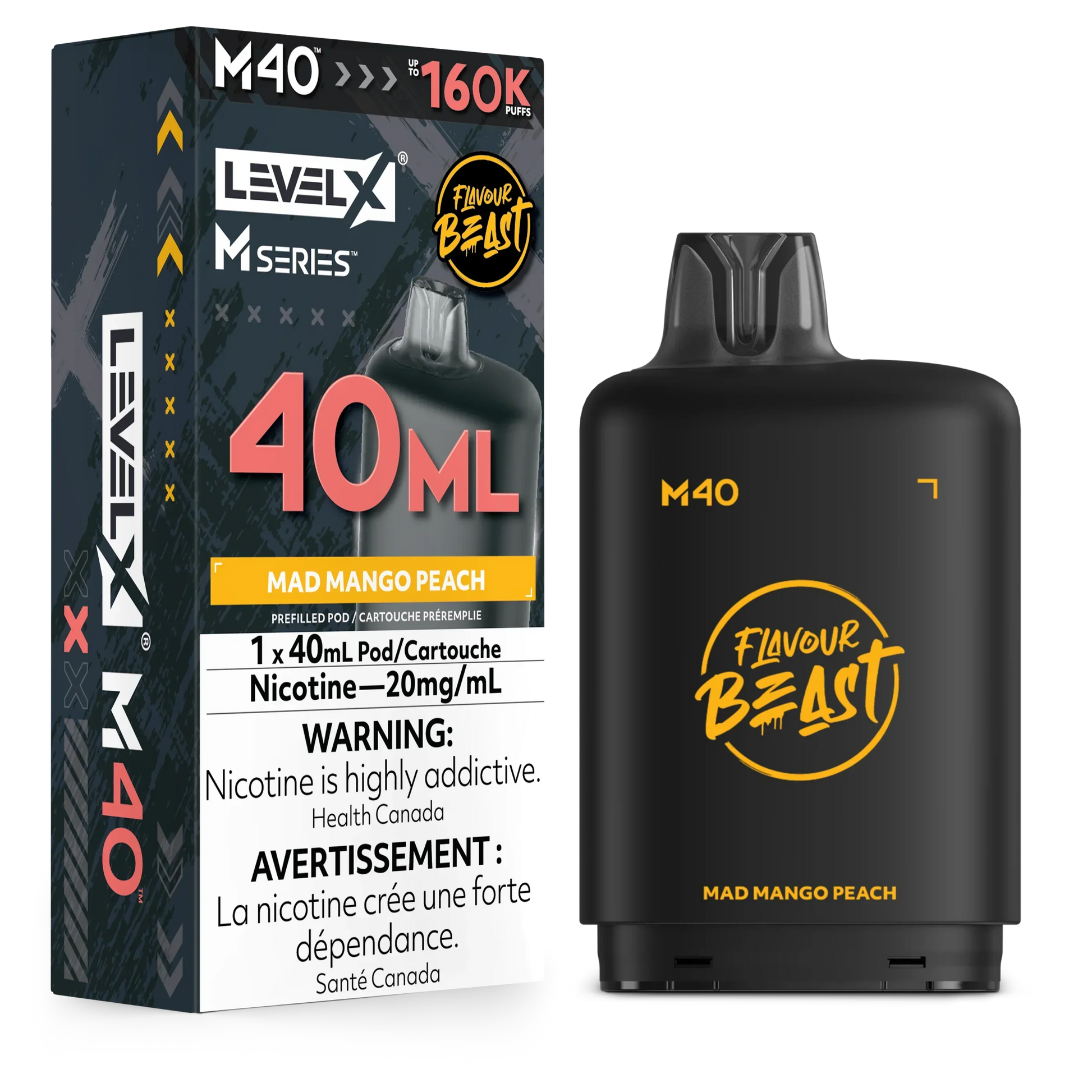 Level X M Series - Mad Mango Peach - Vapor Shoppe