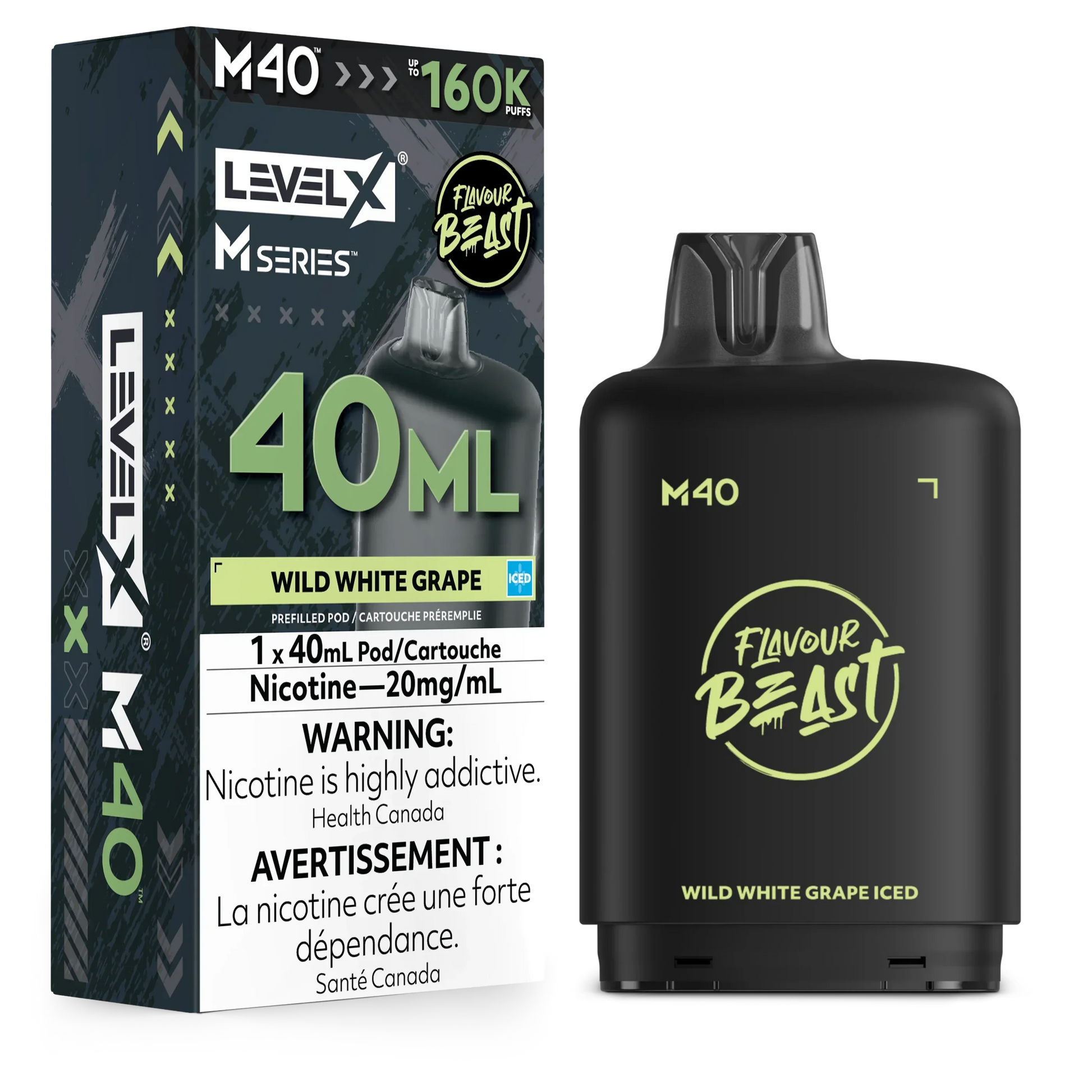Level X M Series - Wild White Grape - Vapor Shoppe