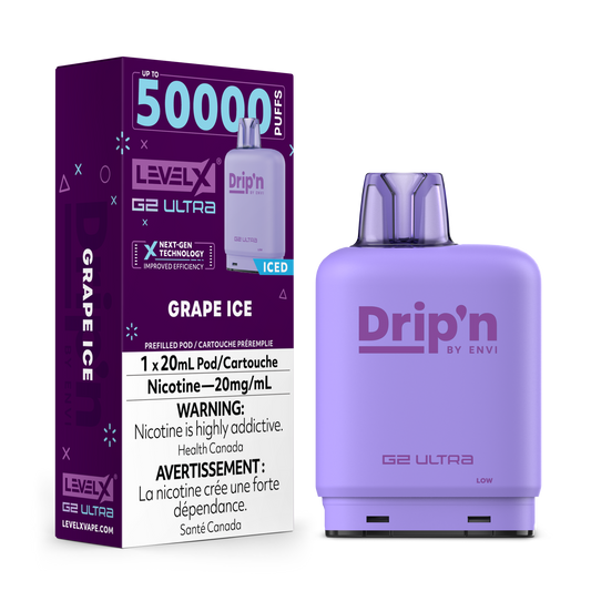 Level X G2 Ultra 50K Drip'N - Grape Ice