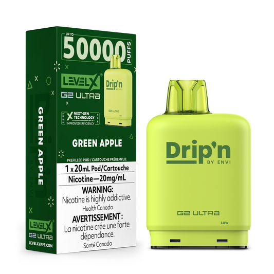 Level X G2 Ultra 50K Drip'N - Green Apple
