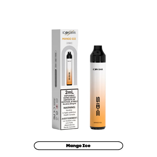 Icon Bar Hybrid Disposable Vape, 2000 Puffs - Vapor Shoppe Icon Bar Hybrid Disposable Vape, 2000 Puffs - Vapor Shoppe