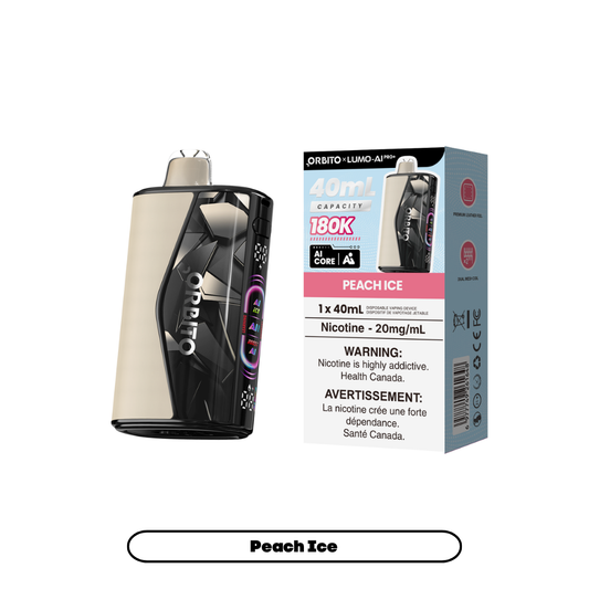 Orbito LUMO AI Pro+ 180K - Peach Ice - Vapor Shoppe