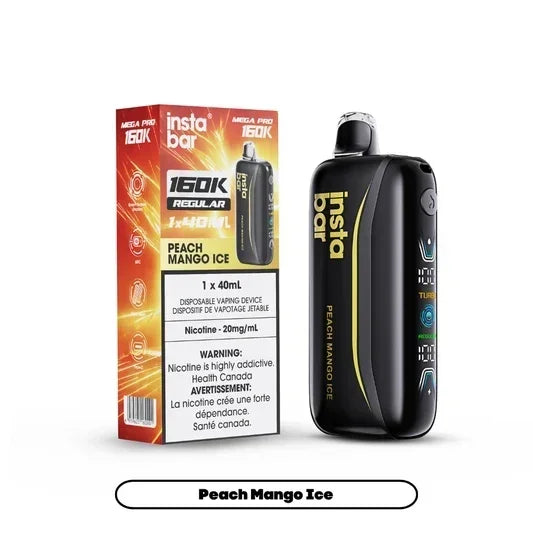 Insta Bar MEGA PRO 160K - Peach Mango Ice