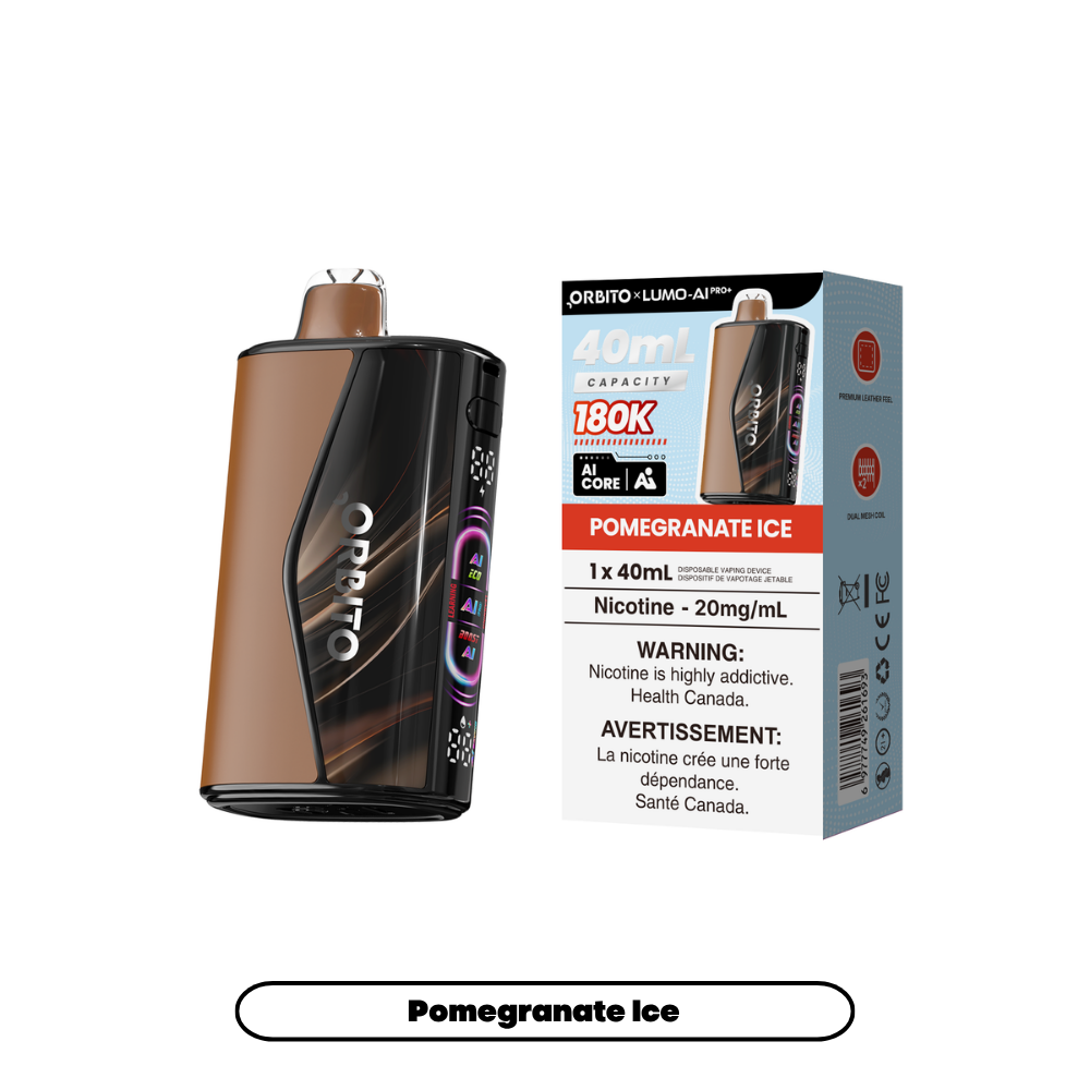 Orbito LUMO AI Pro+ 180K - Pomegranate Ice - Vapor Shoppe