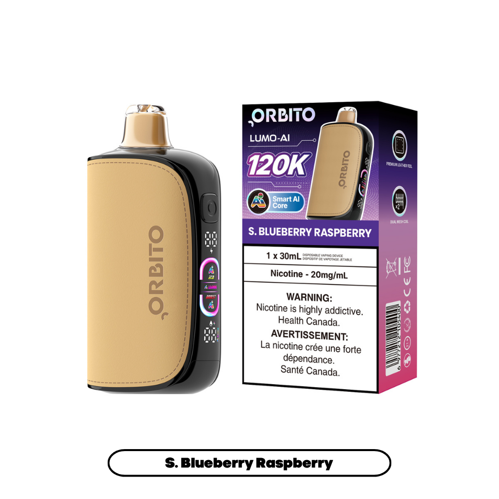 Orbito Lumo AI 120K - S. Blueberry Raspberry - Vapor Shoppe