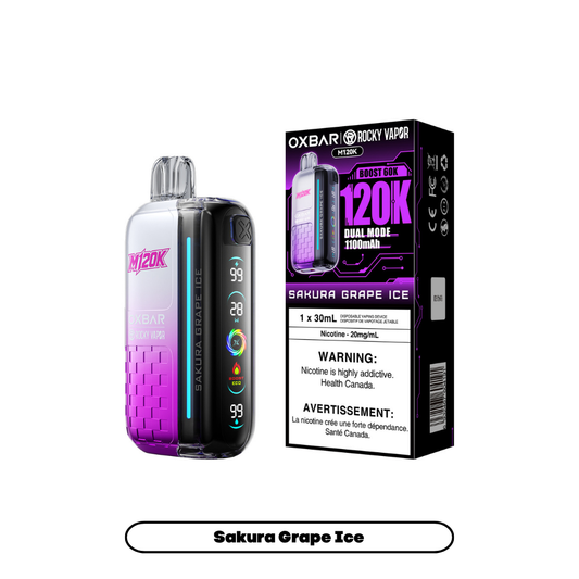 Rocky Vapor Oxbar M120K - Sakura Grape Ice