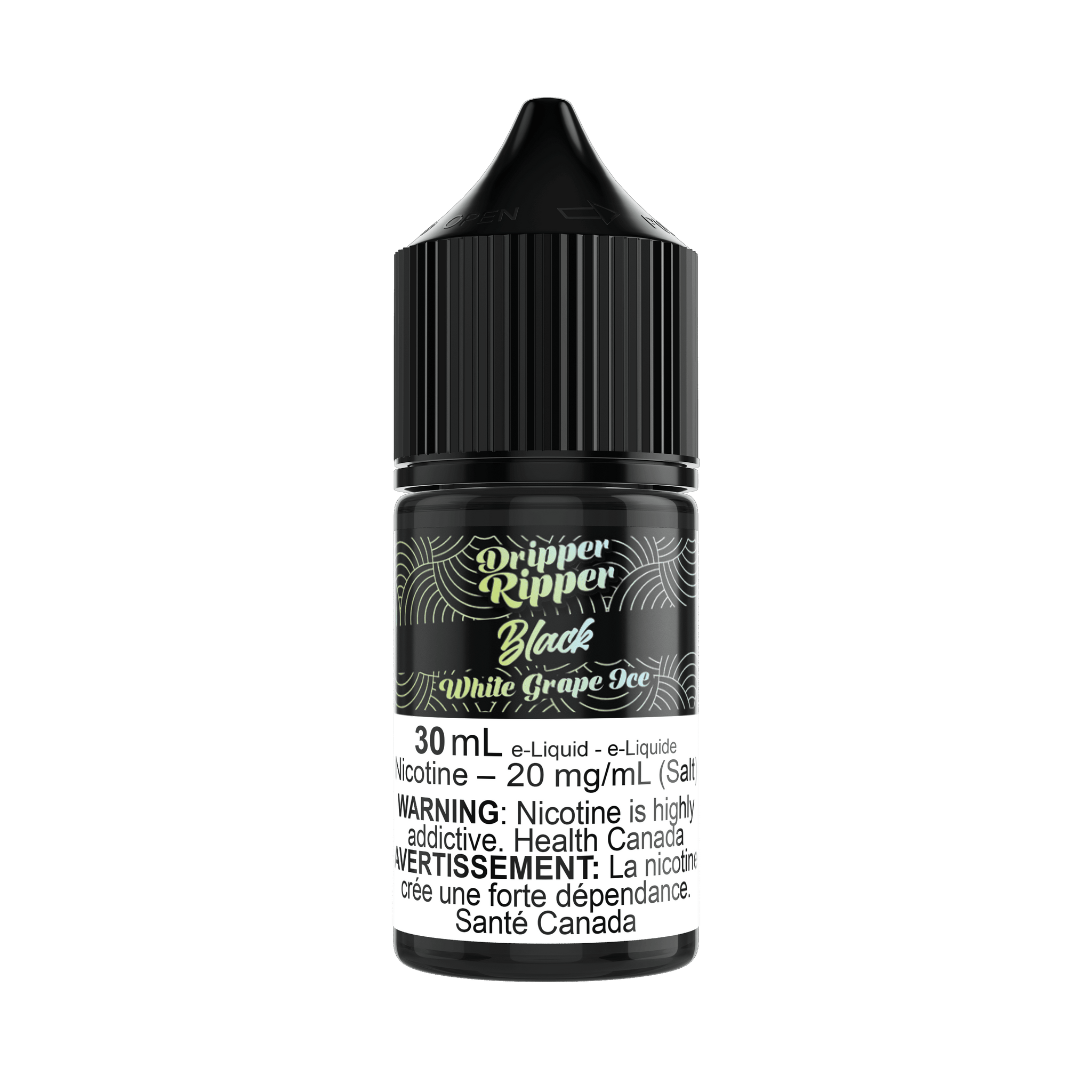 Dripper Ripper Black Salts - White Grape Ice