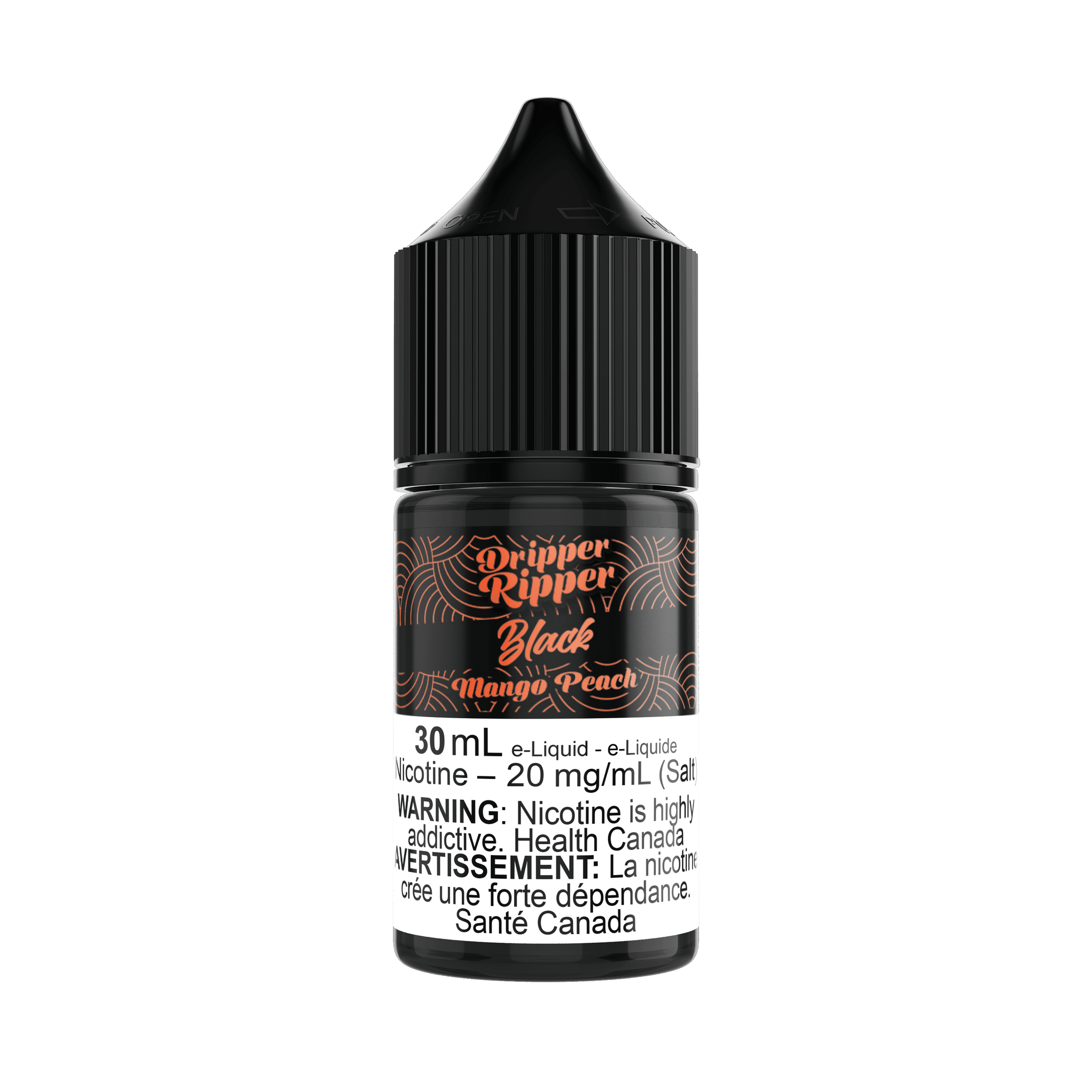Dripper Ripper Black Salts - Mango Peach