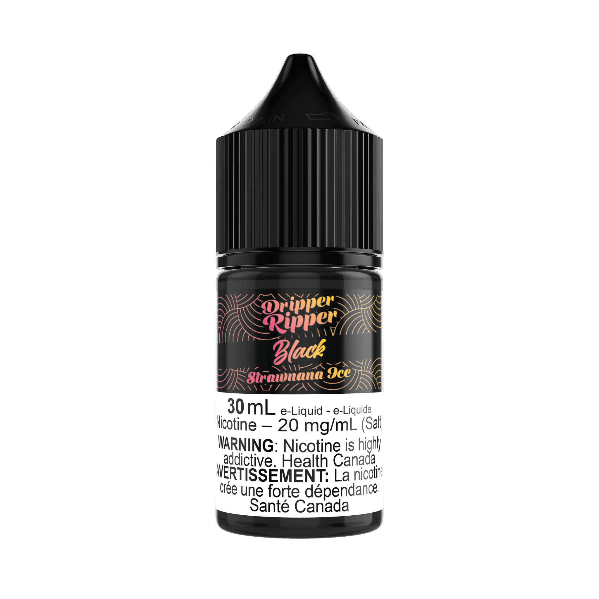 Dripper Ripper Black Salts - Strawnana Ice