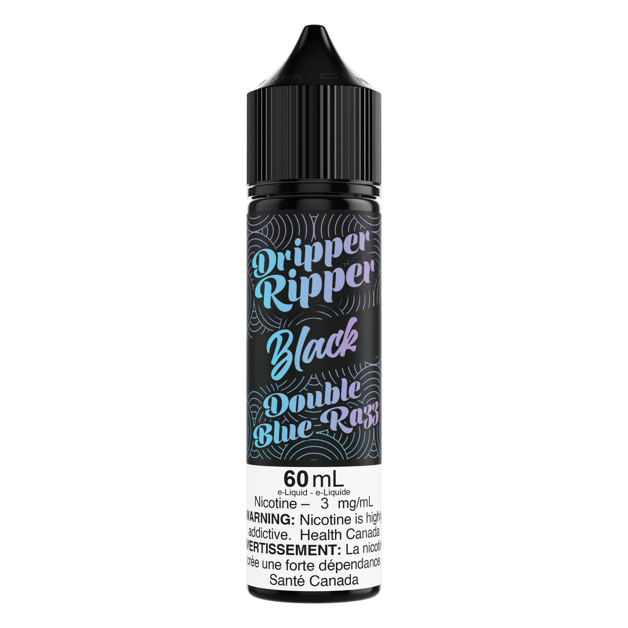 Dripper Ripper Black - Double Blue Razz
