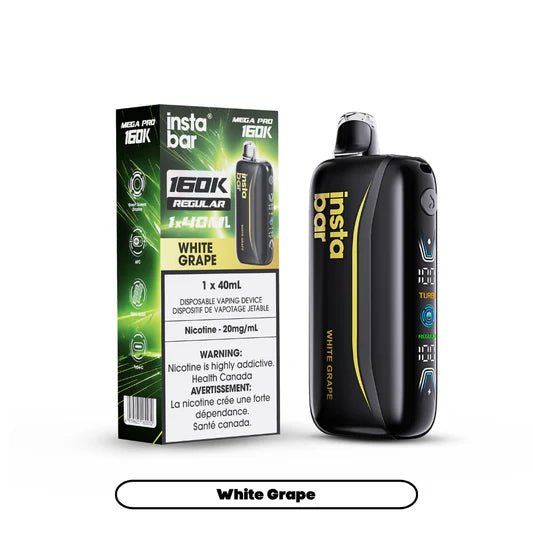 Insta Bar MEGA PRO 160K - White Grape