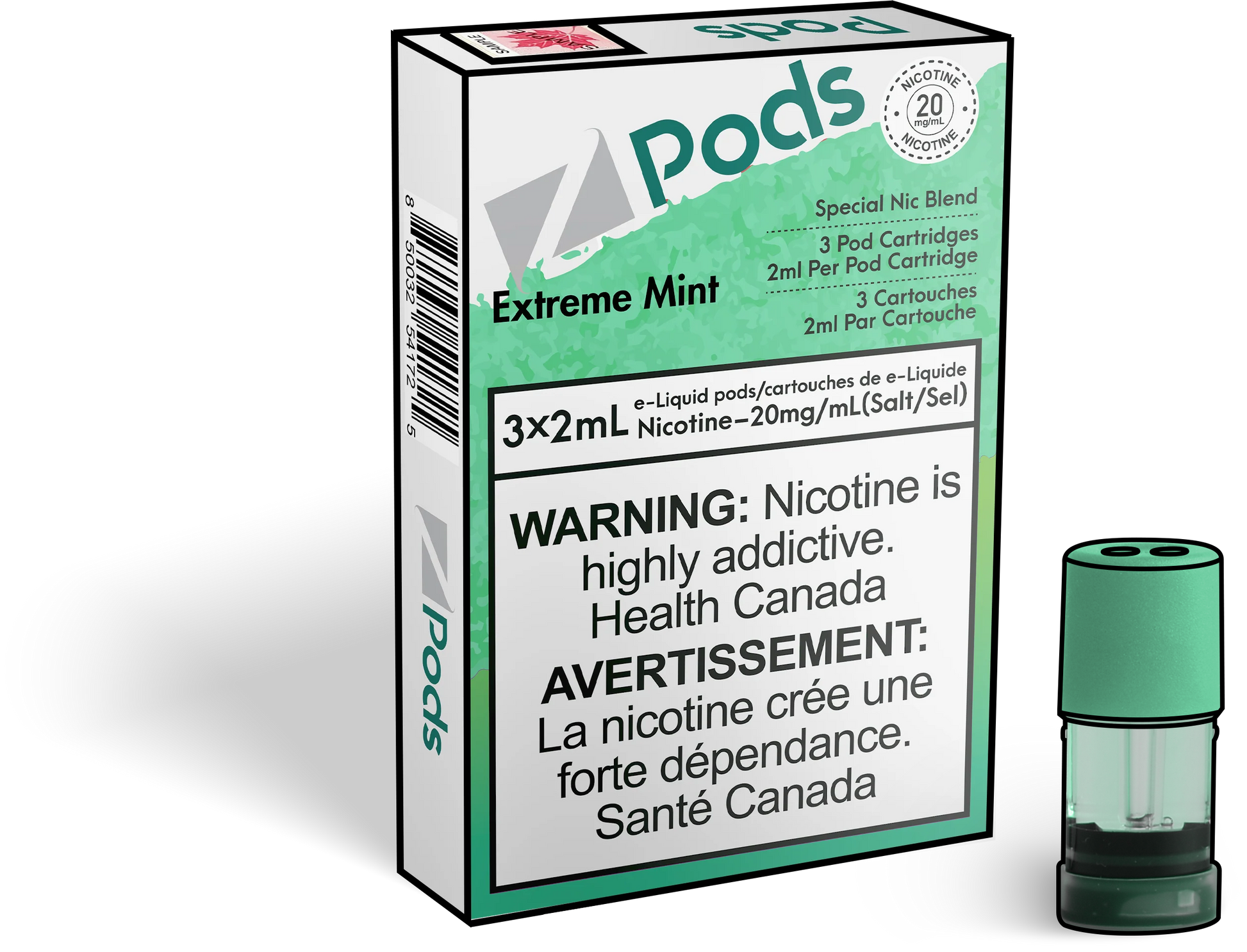Z Pods - Extreme Mint - Vapor Shoppe
