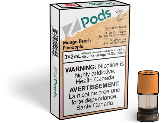 Z Pods - Mango Peach Pineapple 20mg - Vapor Shoppe