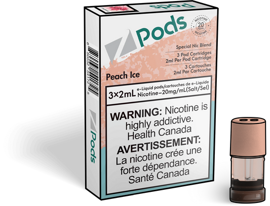Z capsules - Pêche Glacé 20 mg
