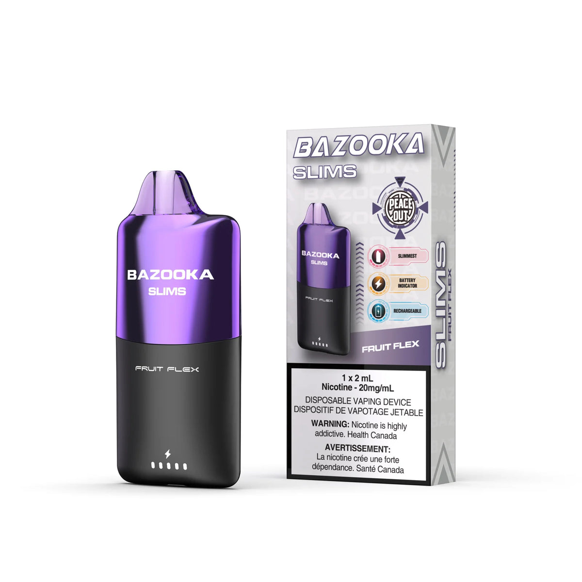 Bazooka Slims 4K - Fruit Flex - Vapor Shoppe