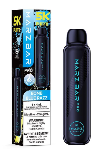 MARZ Bar Pro 5K - Bomb Blue Razz - Vapor Shoppe
