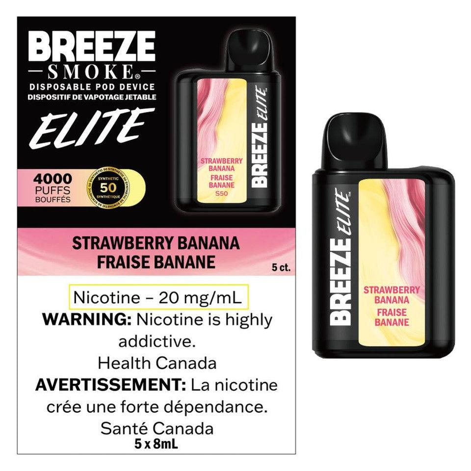 Breeze Elite 4000 - Strawberry Banana - Vapor Shoppe