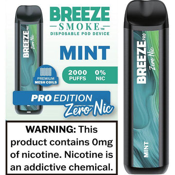 Breeze Pro ZERO - Mint - Vapor Shoppe