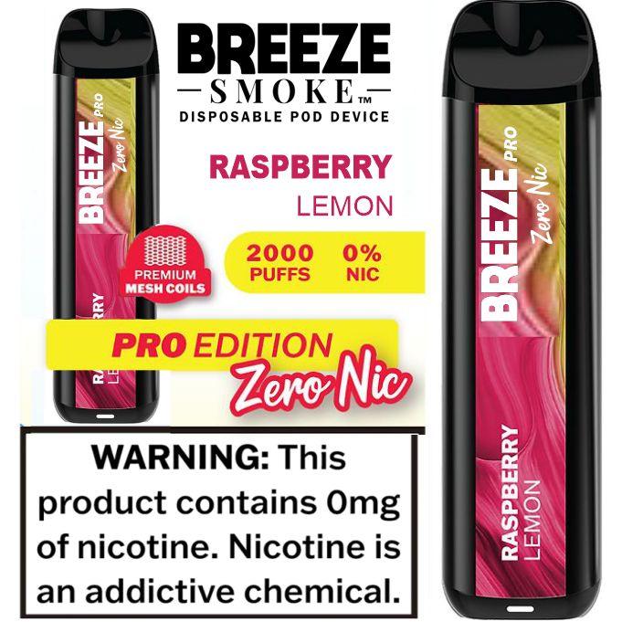 Breeze Pro ZERO - Raspberry Lemon - Vapor Shoppe