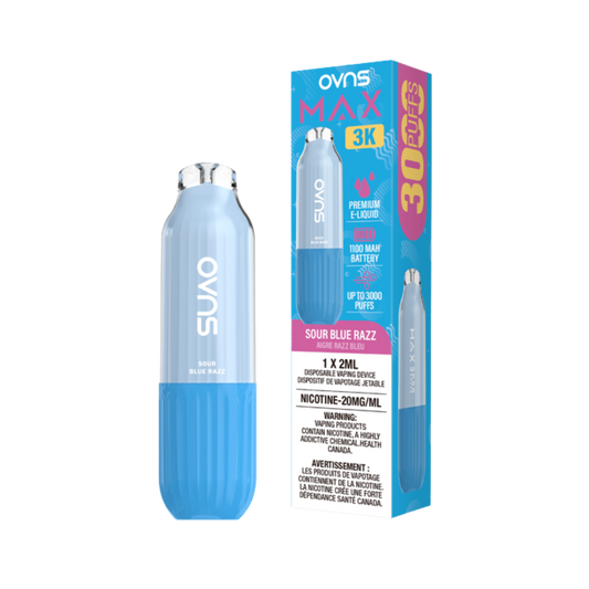OVNS Max 3K - Sour Blue Razz