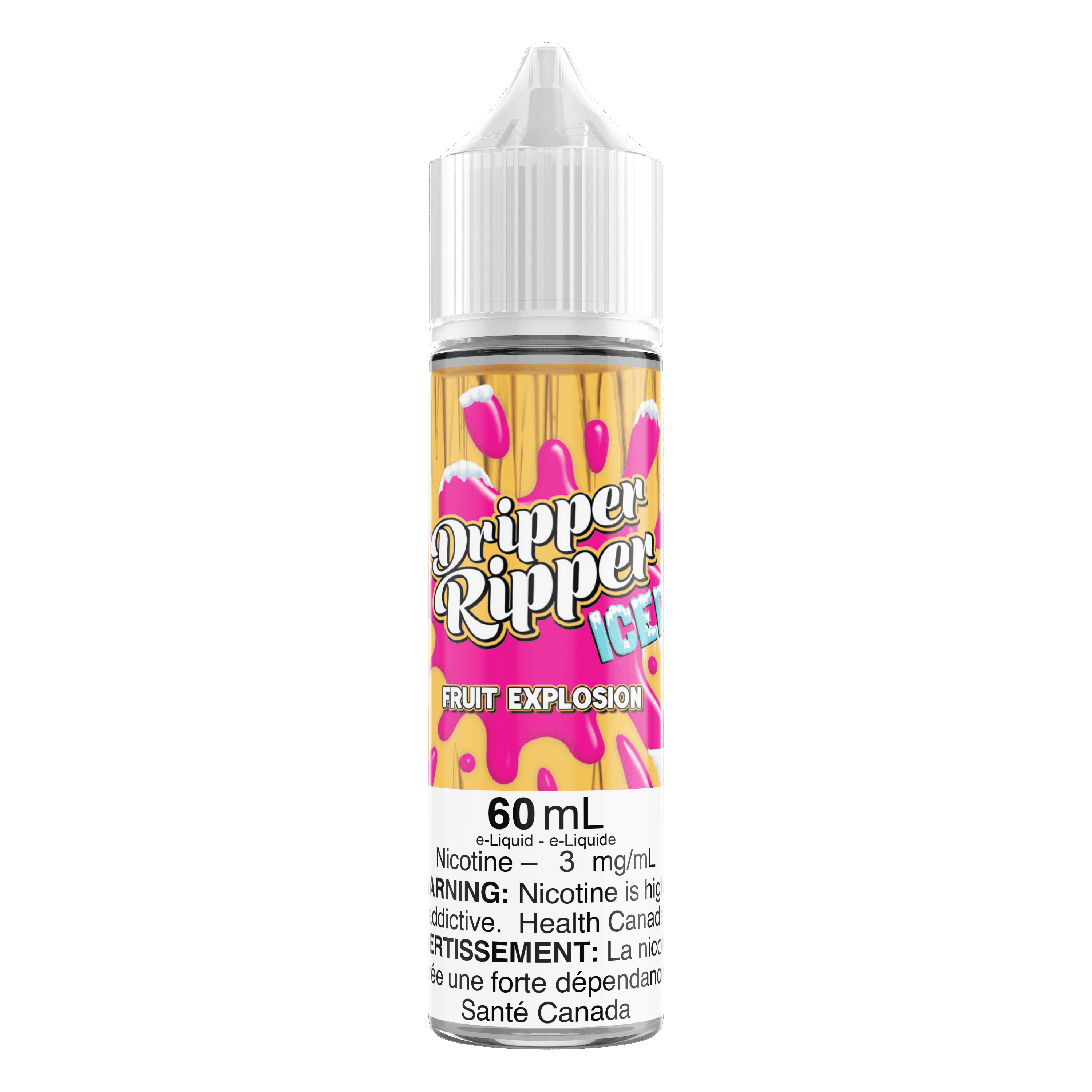 Dripper Ripper Fruit Explosion ICED Freebase Juice - Vapor Shoppe