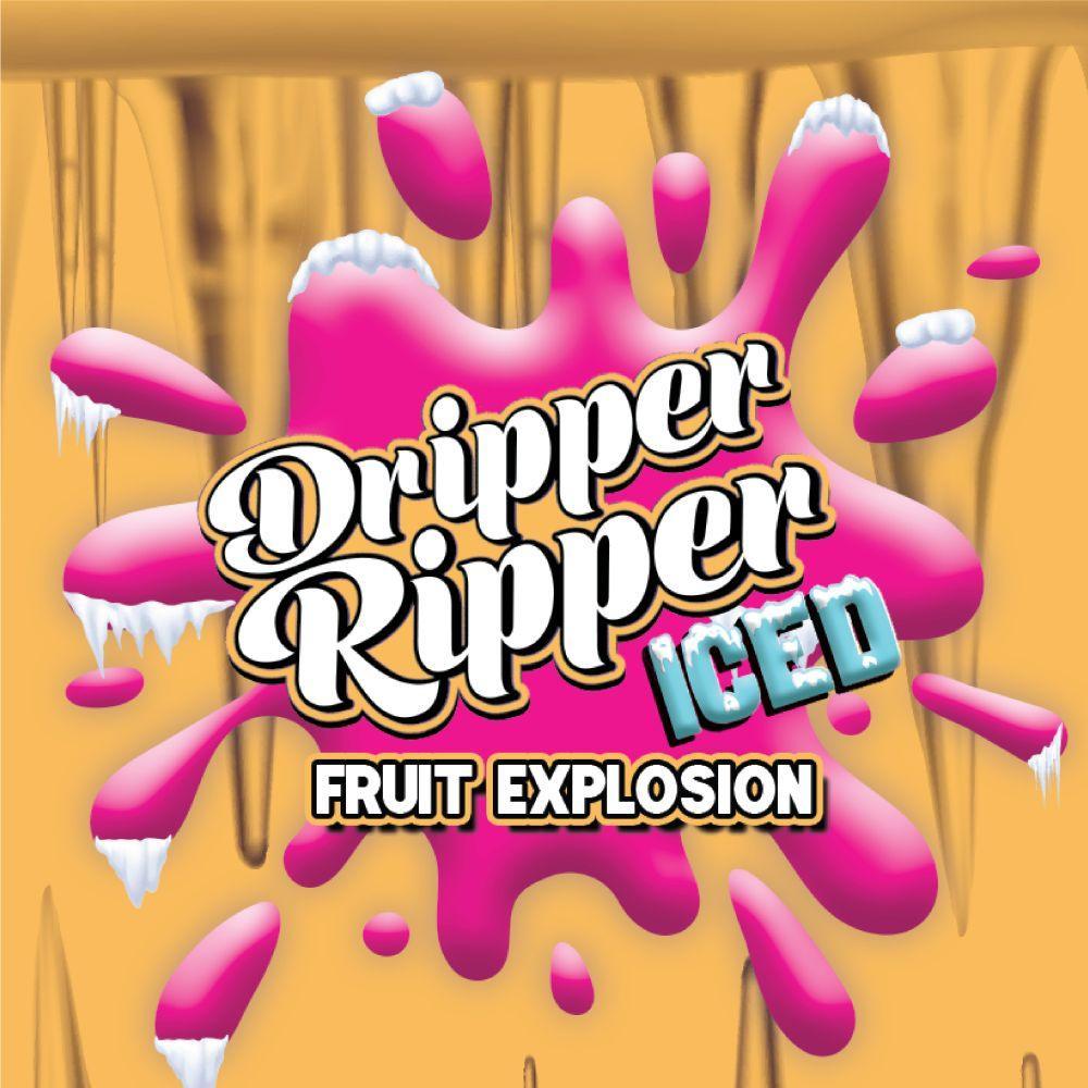Dripper Ripper Fruit Explosion ICED Freebase Juice - Vapor Shoppe