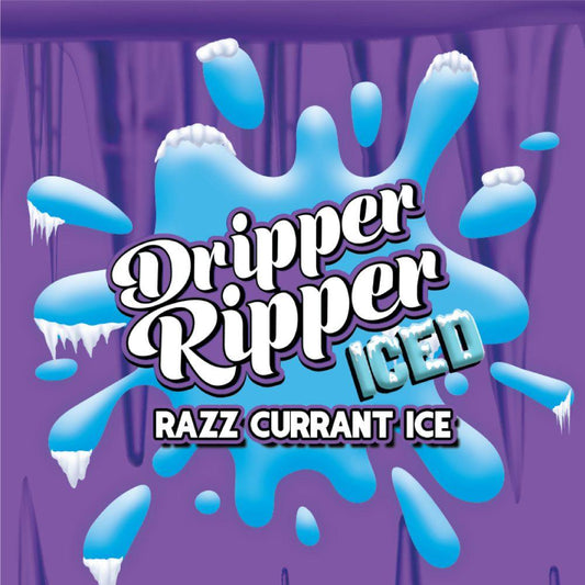 Dripper Ripper Salts Razz Currant Ice - Vapor Shoppe
