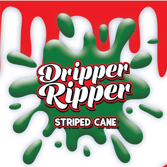 Dripper Ripper Salts Striped Cane - Vapor Shoppe