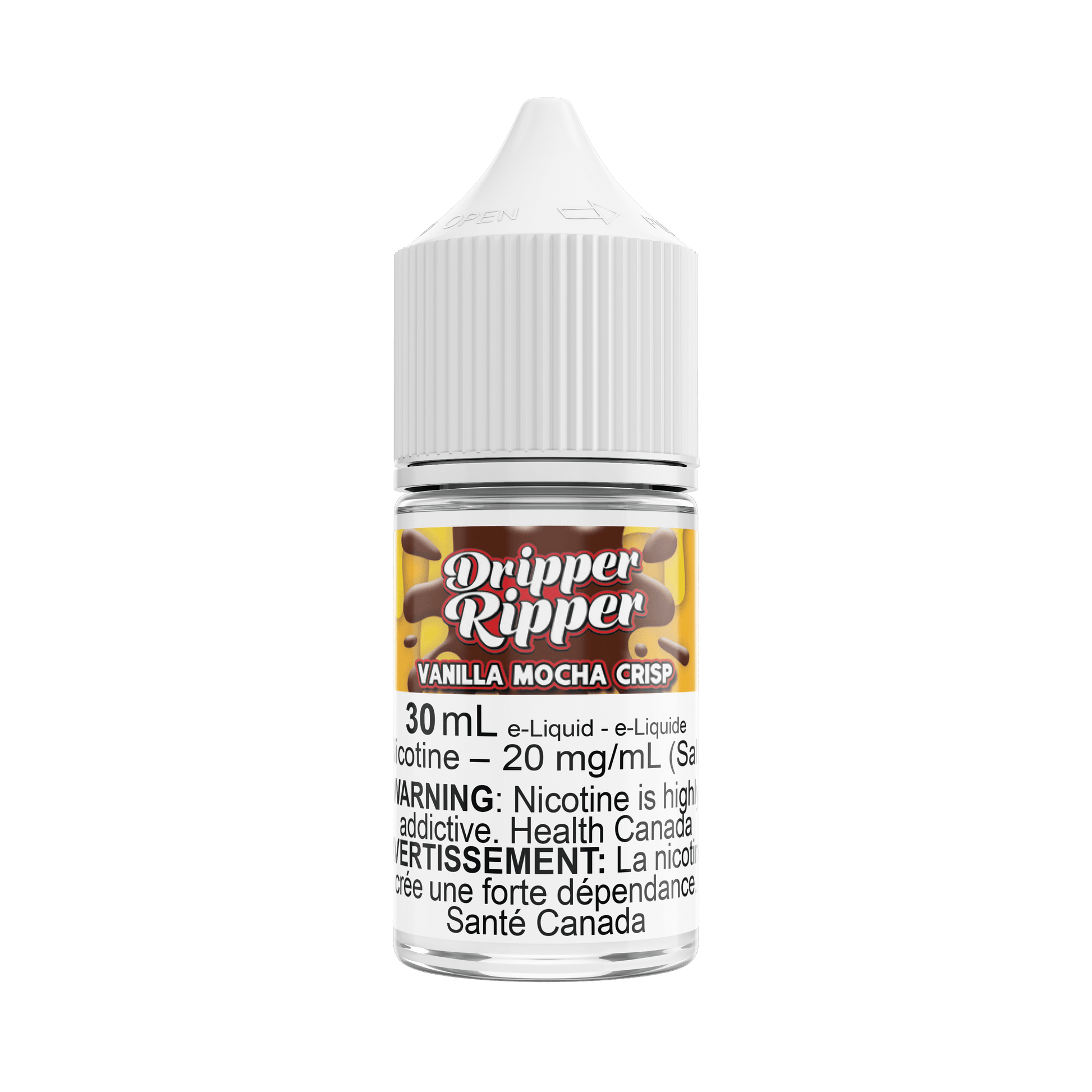 Dripper Ripper Salts Vanilla Mocha Crisp - Vapor Shoppe