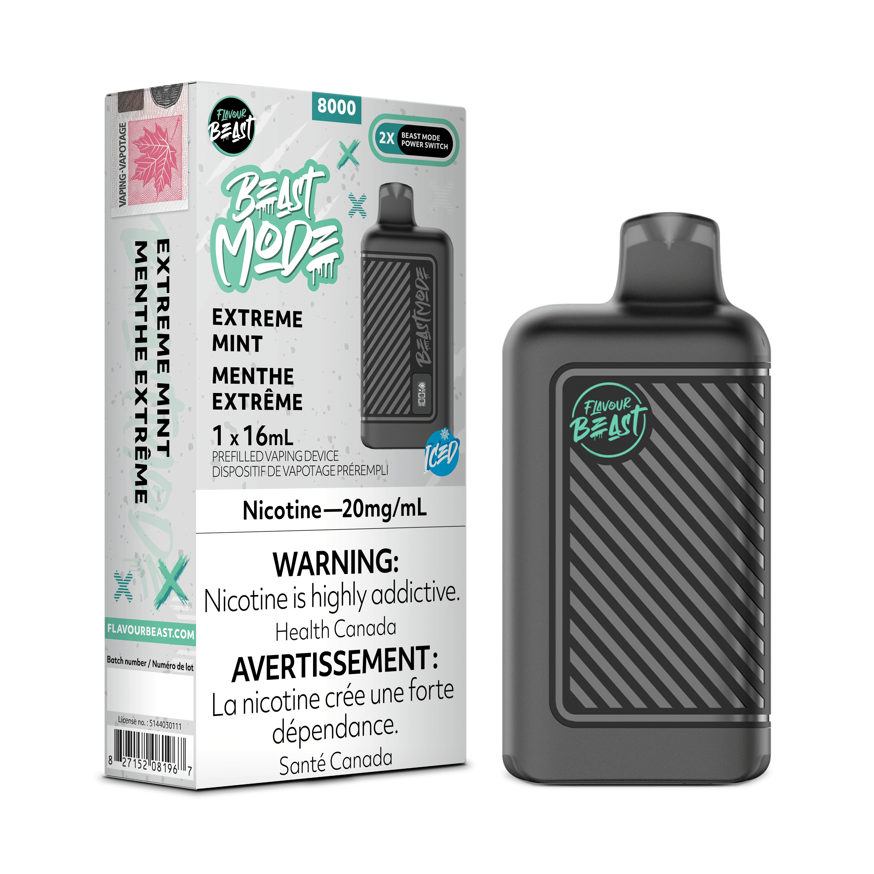 Produits jetables au menthol Vapoteuse Jetable  Vapor Shoppe