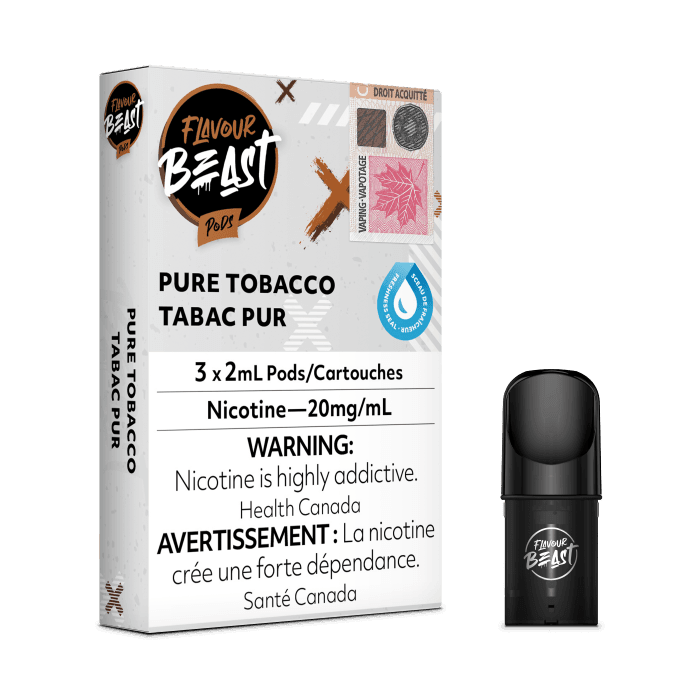 Flavour Beast Pods - Pure Tobacco - Vapor Shoppe