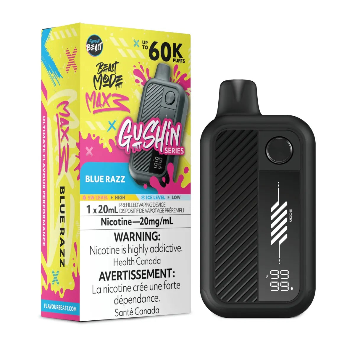 Flavour Beast Beastmode MAX 3 - Gushin' Blue Razz - Vapor Shoppe