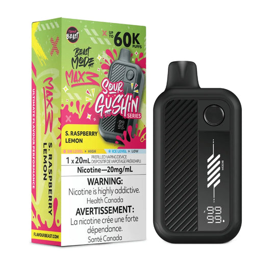 Flavour Beast Beastmode MAX 3 - S. Gushin' Rasberry Lemon