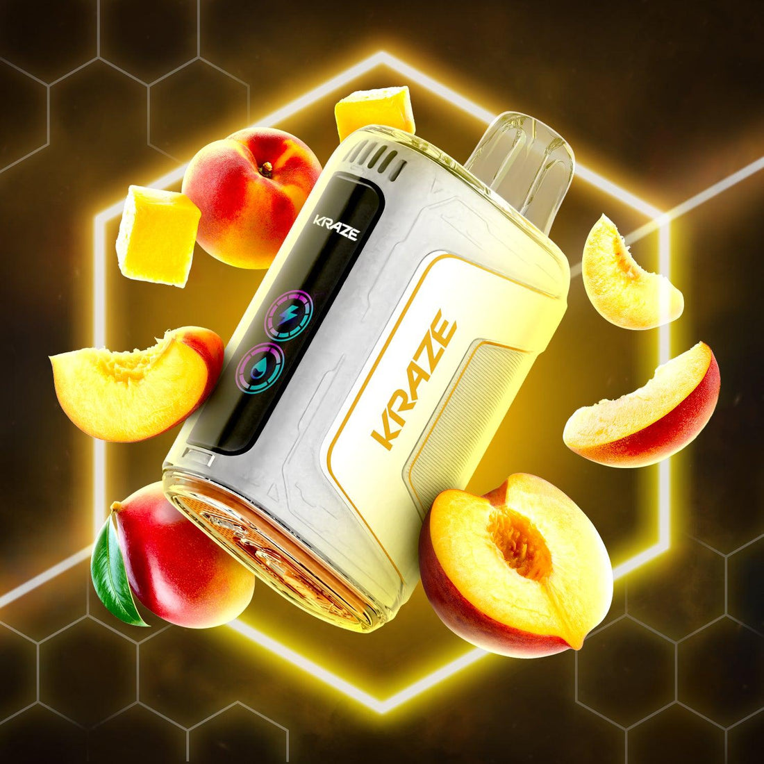 Kraze HD 7000 - Peach Mango - Vapor Shoppe