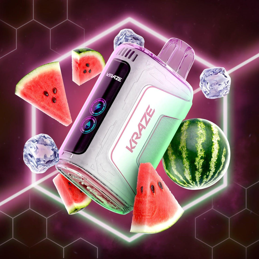 Kraze HD 7000 - Watermelon Ice - Vapor Shoppe