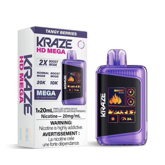 Kraze HD Mega - Tangy Berries - Vapor Shoppe