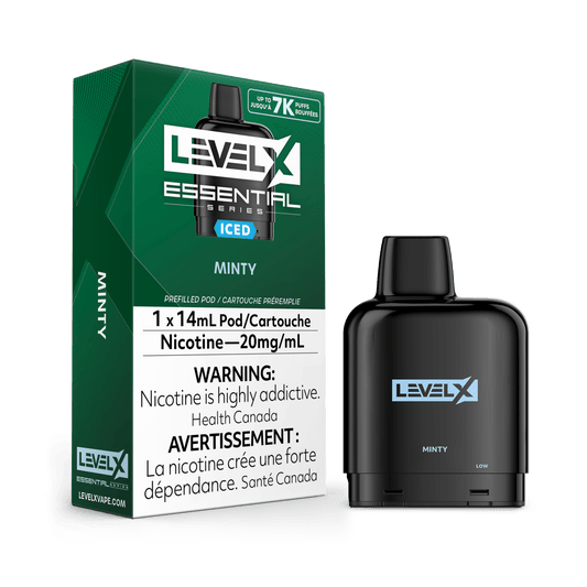 Level X Essential Pod - Minty Ice - Vapor Shoppe