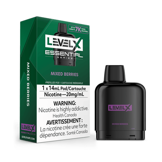Level X Essential Pod - Mixed Berries - Vapor Shoppe