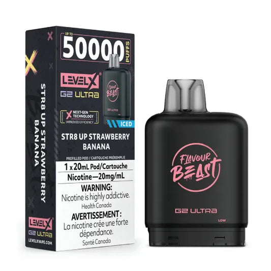 Level X G2 Ultra 50K - Str8 Up Strawberry Banana