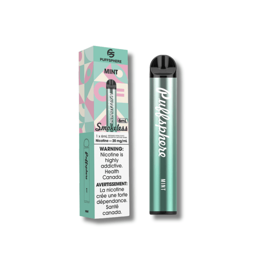 Puffsphere sans fume Vapoteuse Jetable, 2500 Bouffes Vapor Shoppe Puffsphere sans fume Vapoteuse Jetable, 2500 Bouffes Vapor Shoppe