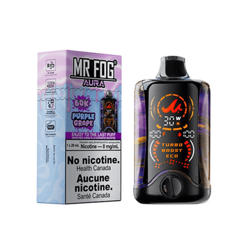 Mr Fog AURA 60K Zero Nic - Purple Grape - Vapor Shoppe
