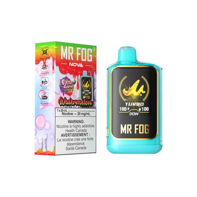 Mr. Fog Nova 36K - Bubble Gang Watermelon - Vapor Shoppe