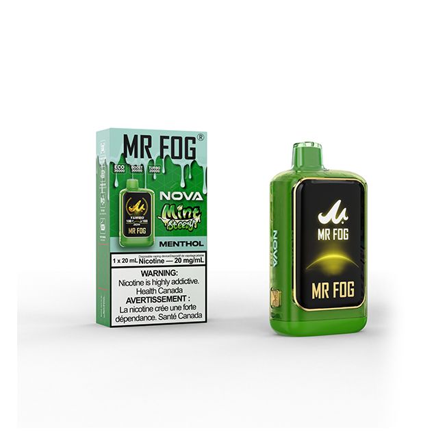 mr fog nova menthol Mr Fog Nova Mint Steezy 36K Disposable