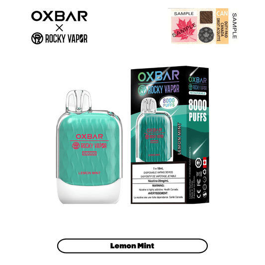 OxBar G8000 - Lemon Mint - Vapor Shoppe