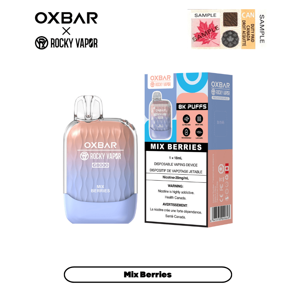 OxBar G8000 - Mix Berries (Limited Edition) - Vapor Shoppe