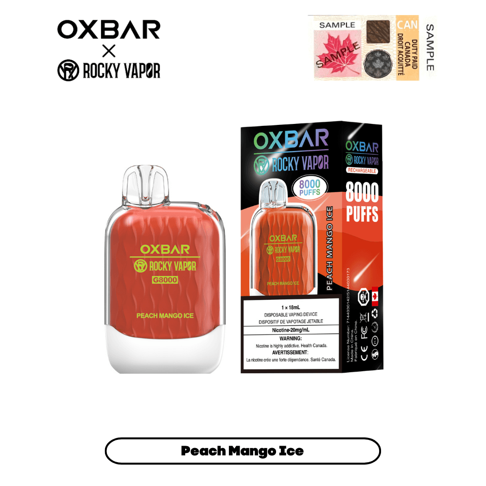 OxBar G8000 - Peach Mango Ice - Vapor Shoppe
