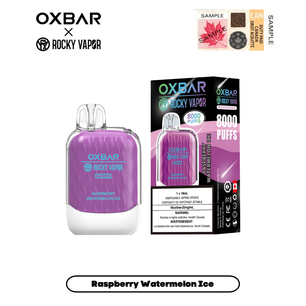 OxBar G8000 - Raspberry Watermelon Ice - Vapor Shoppe