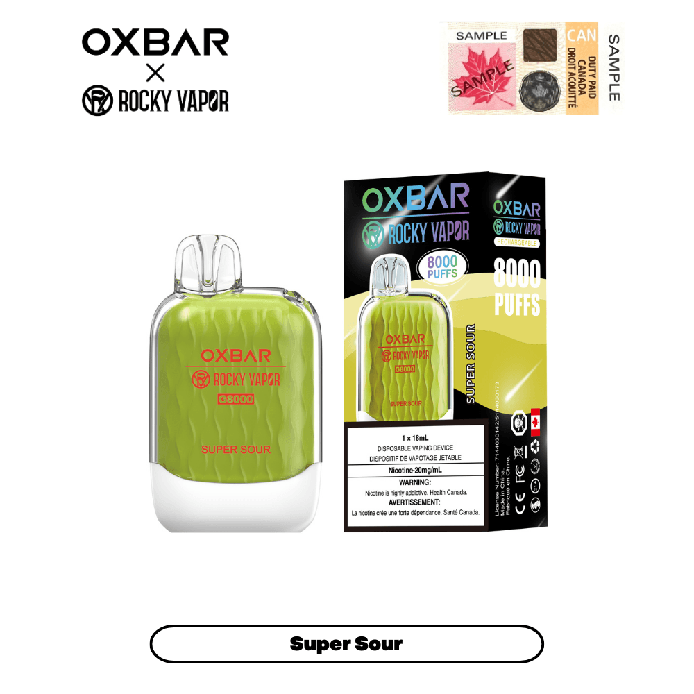 OxBar G8000 - Super Sour - Vapor Shoppe